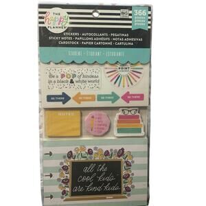 NIP MAMBI The Happy Planner stickers cardstock sticky notes PLMP-29 366 pieces